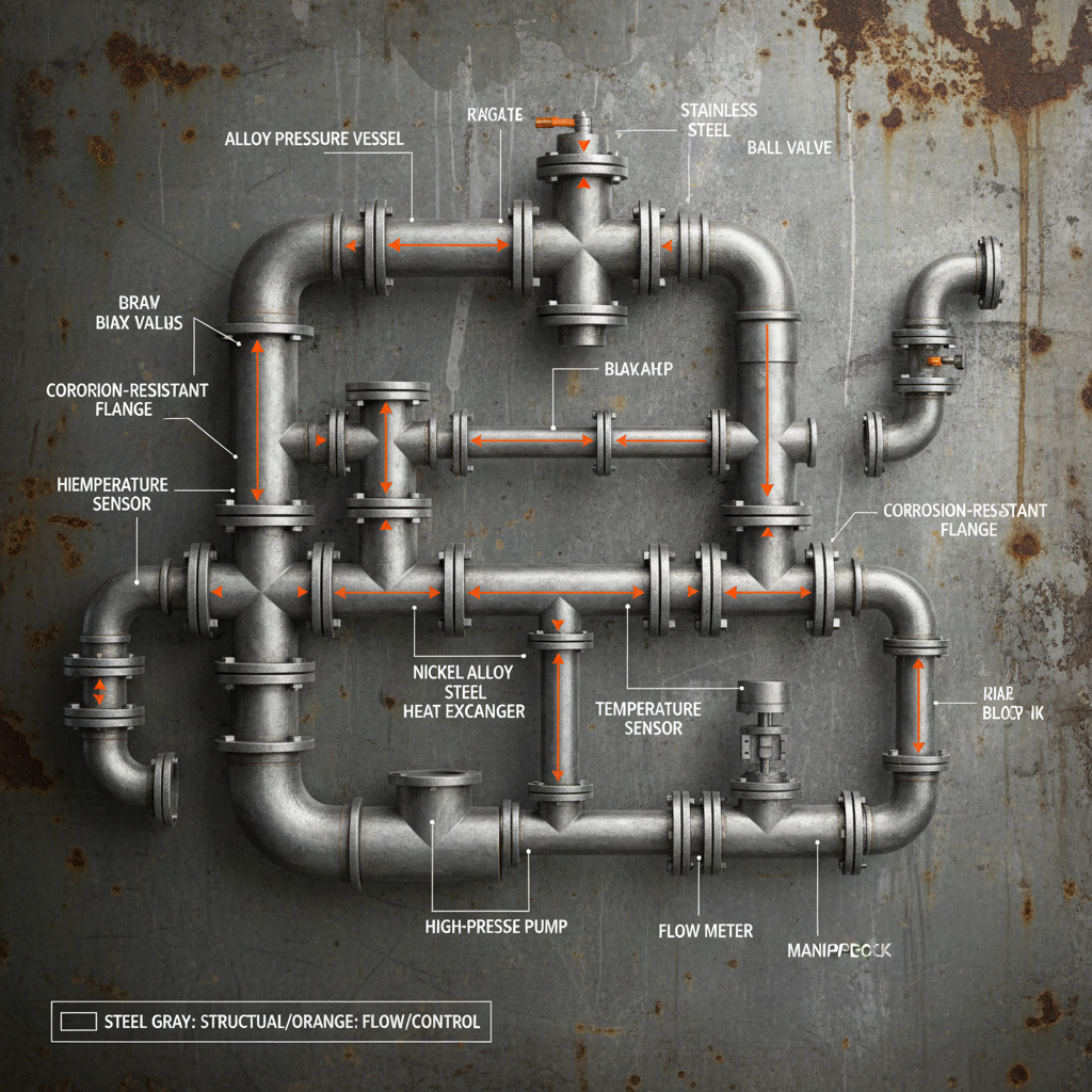 stainless nickel and alloy piping products
