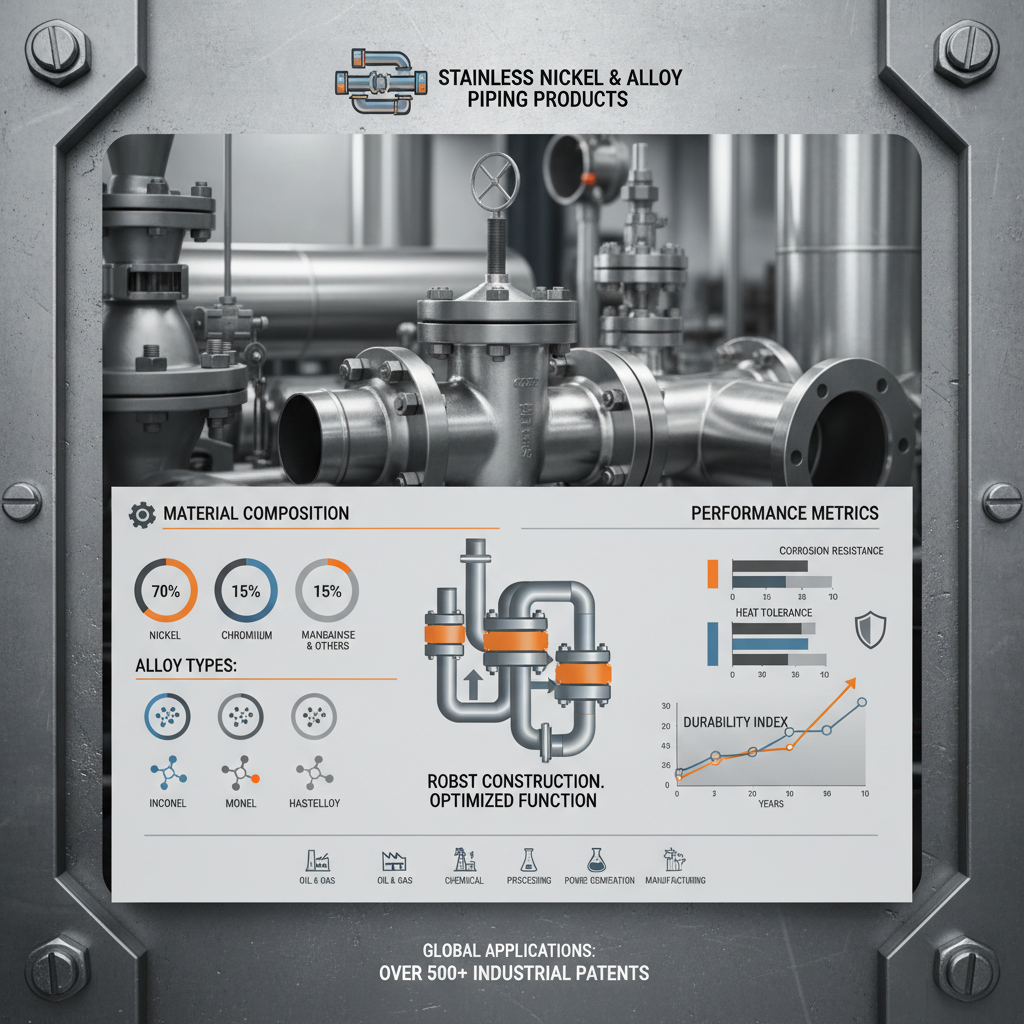 stainless nickel and alloy piping products