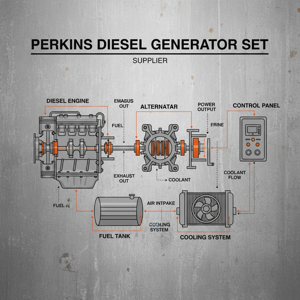 perkins diesel generator set Supplier