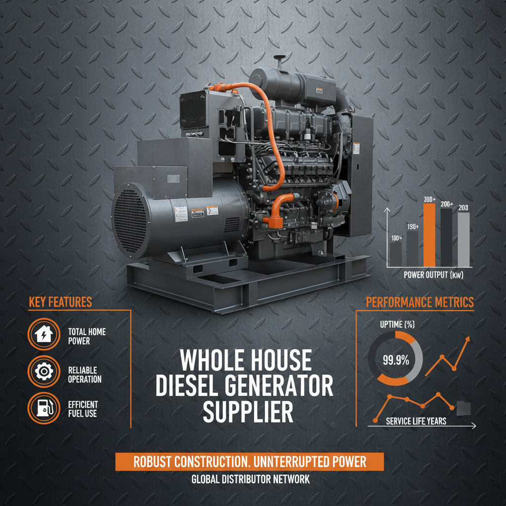 diesel generator for whole house Supplier