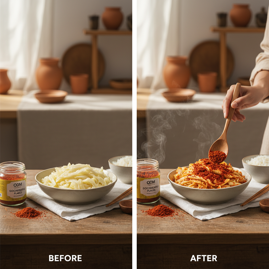 odm gochugaru flakes