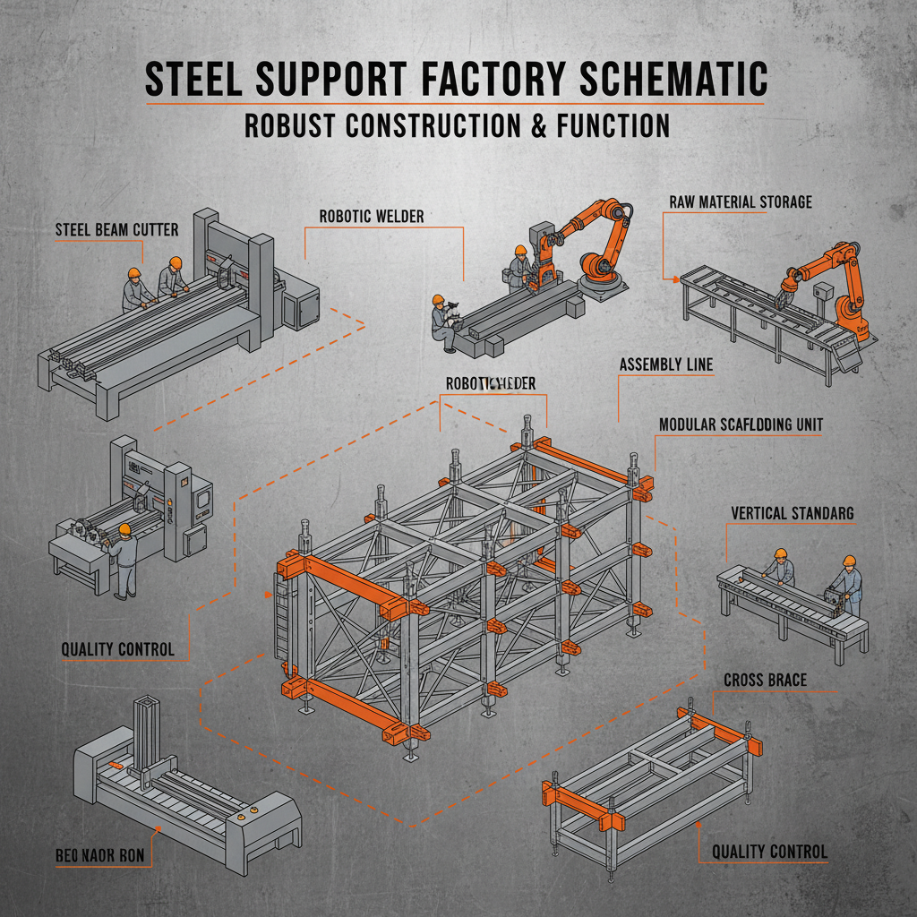 steel support Factory