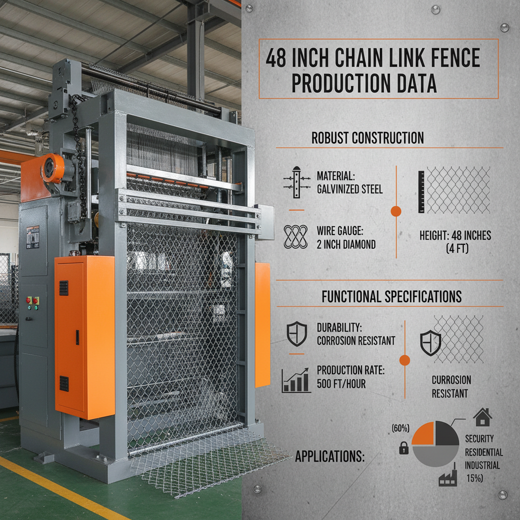 48 inch chain link fence