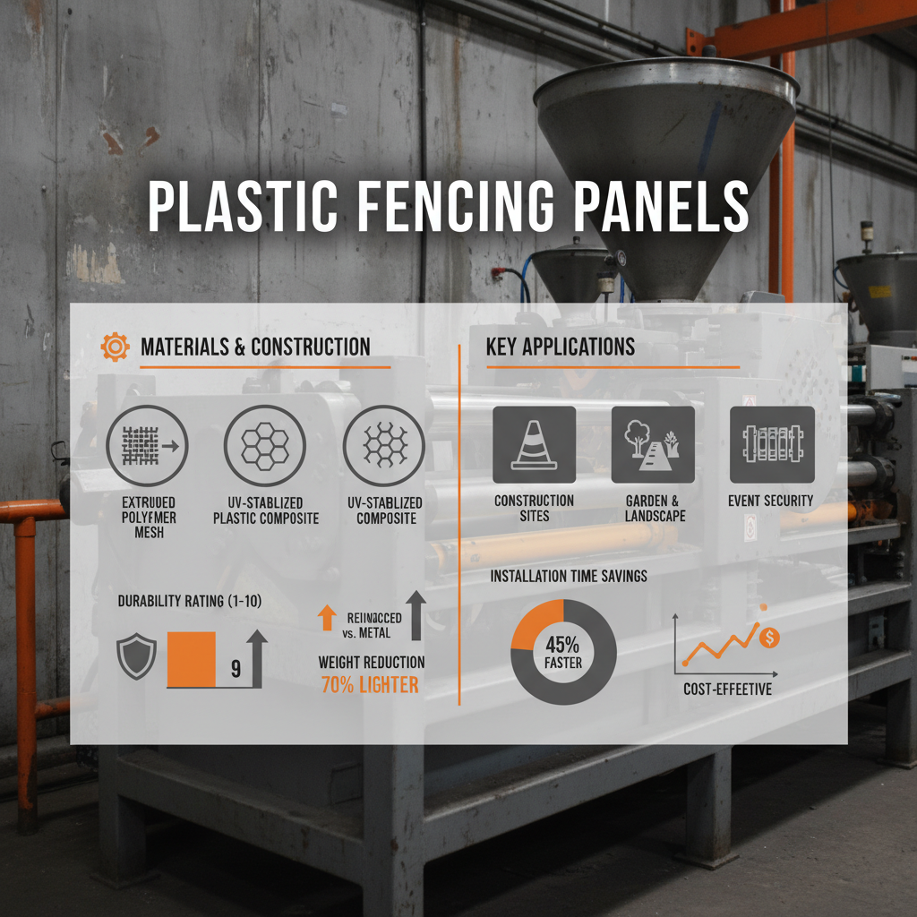 Plastic Fencing Panels