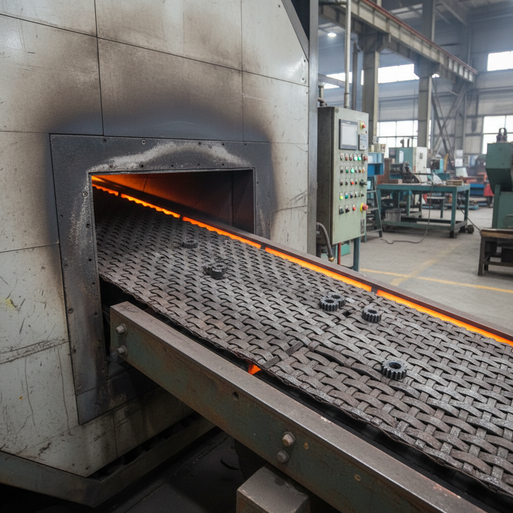 Sintering furnace mesh belt