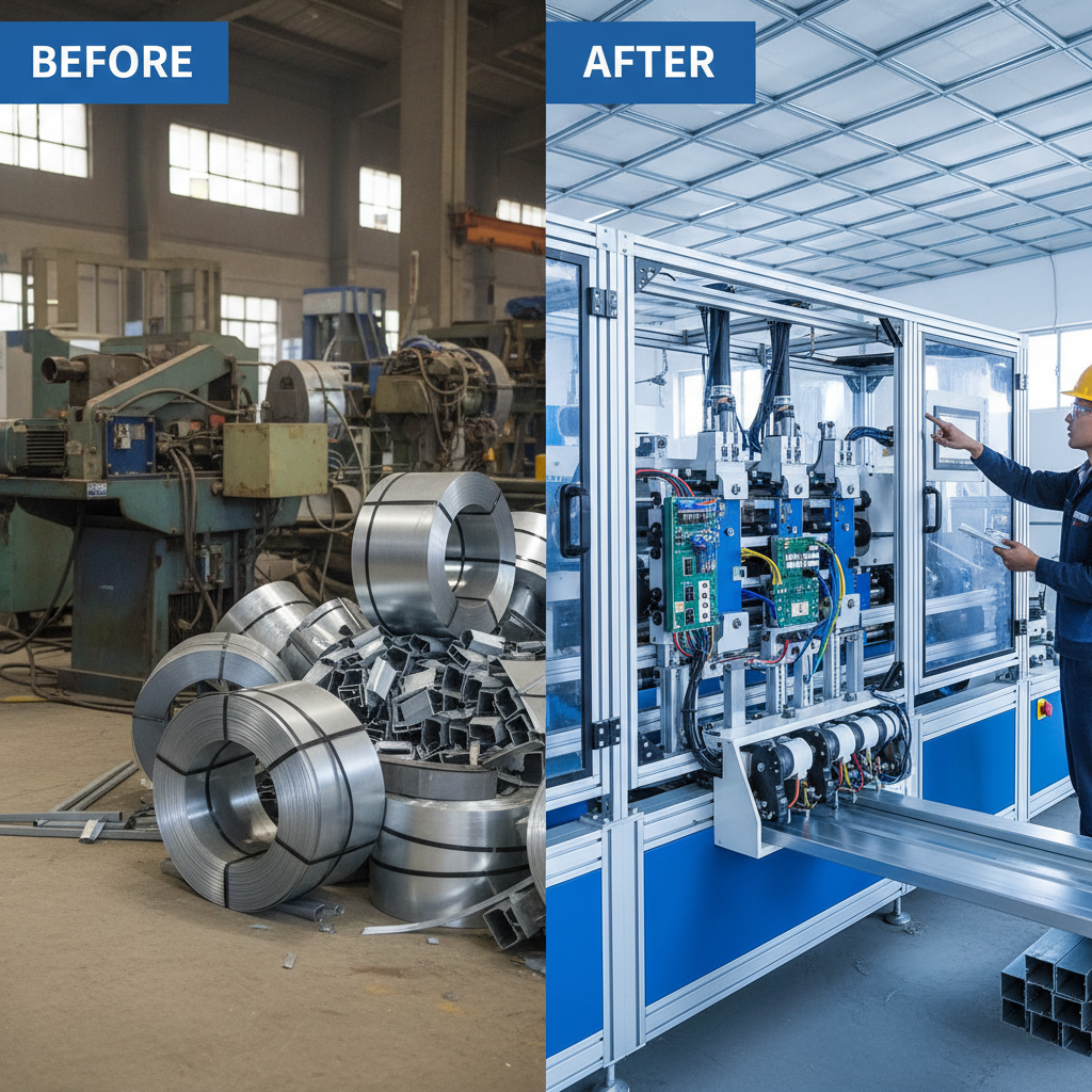 Advanced Stud and Track Ceiling Forming Machine for Efficient Construction