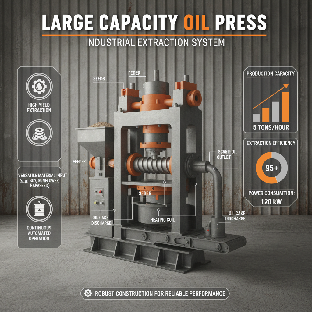Investing in a Robust Large Capacity Oil Press for Efficient Oil Extraction
