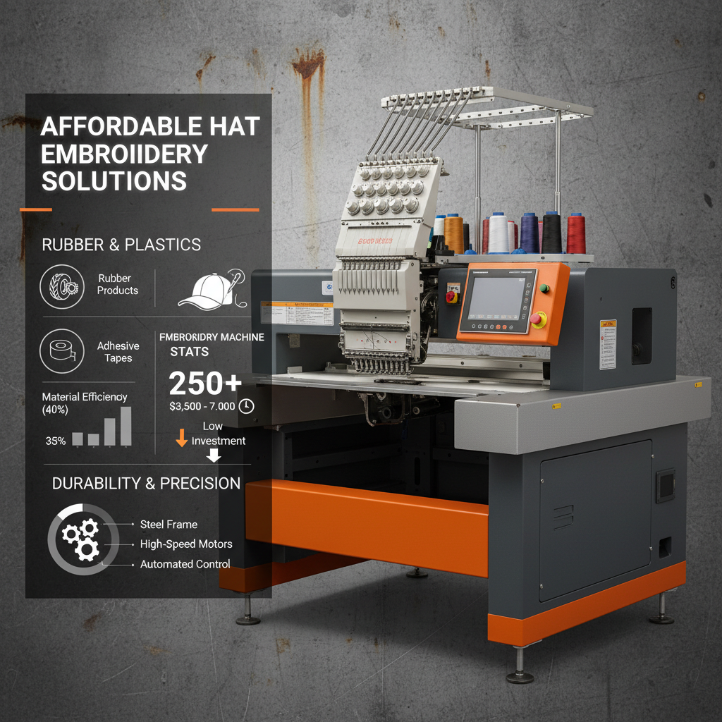 Finding the Right Cheap Custom Hat Embroidery Machine for Your Business