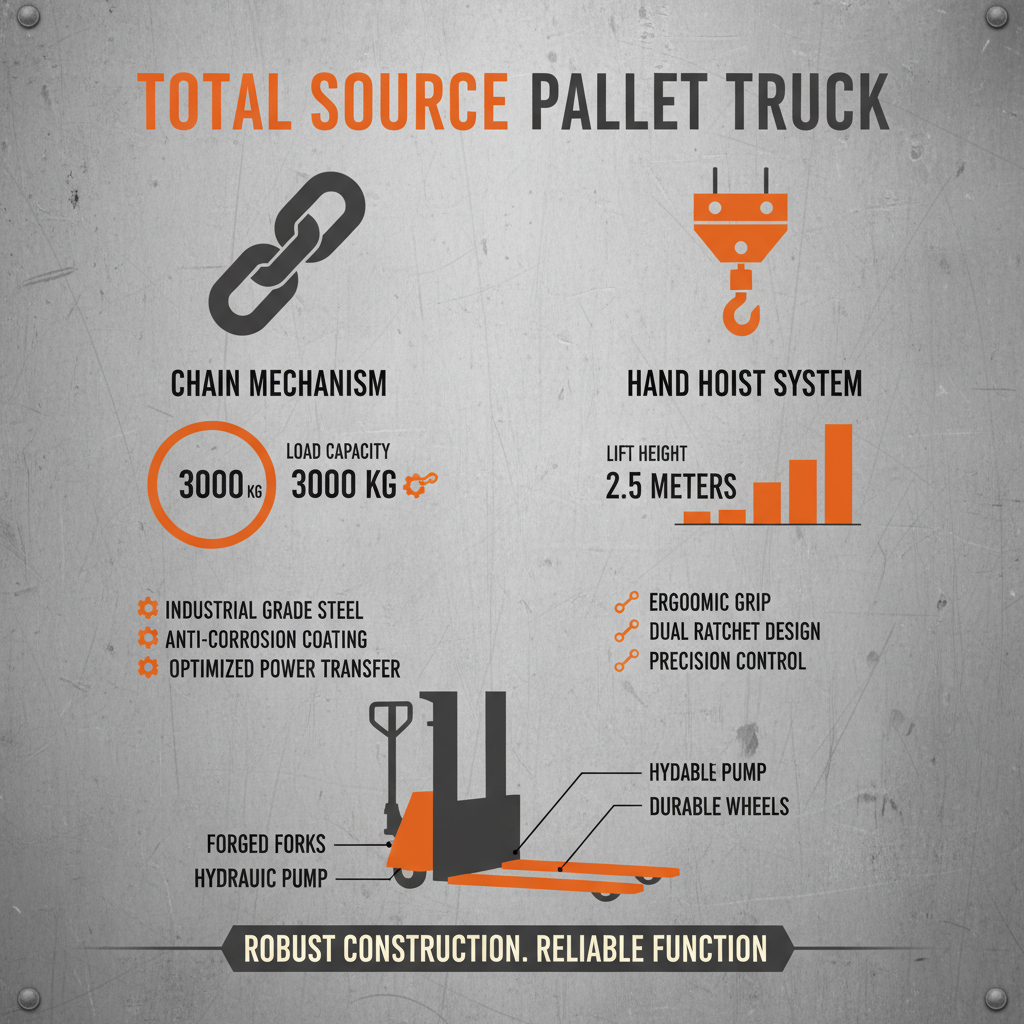 Optimizing Logistics with a Reliable Total Source Pallet Truck Solution