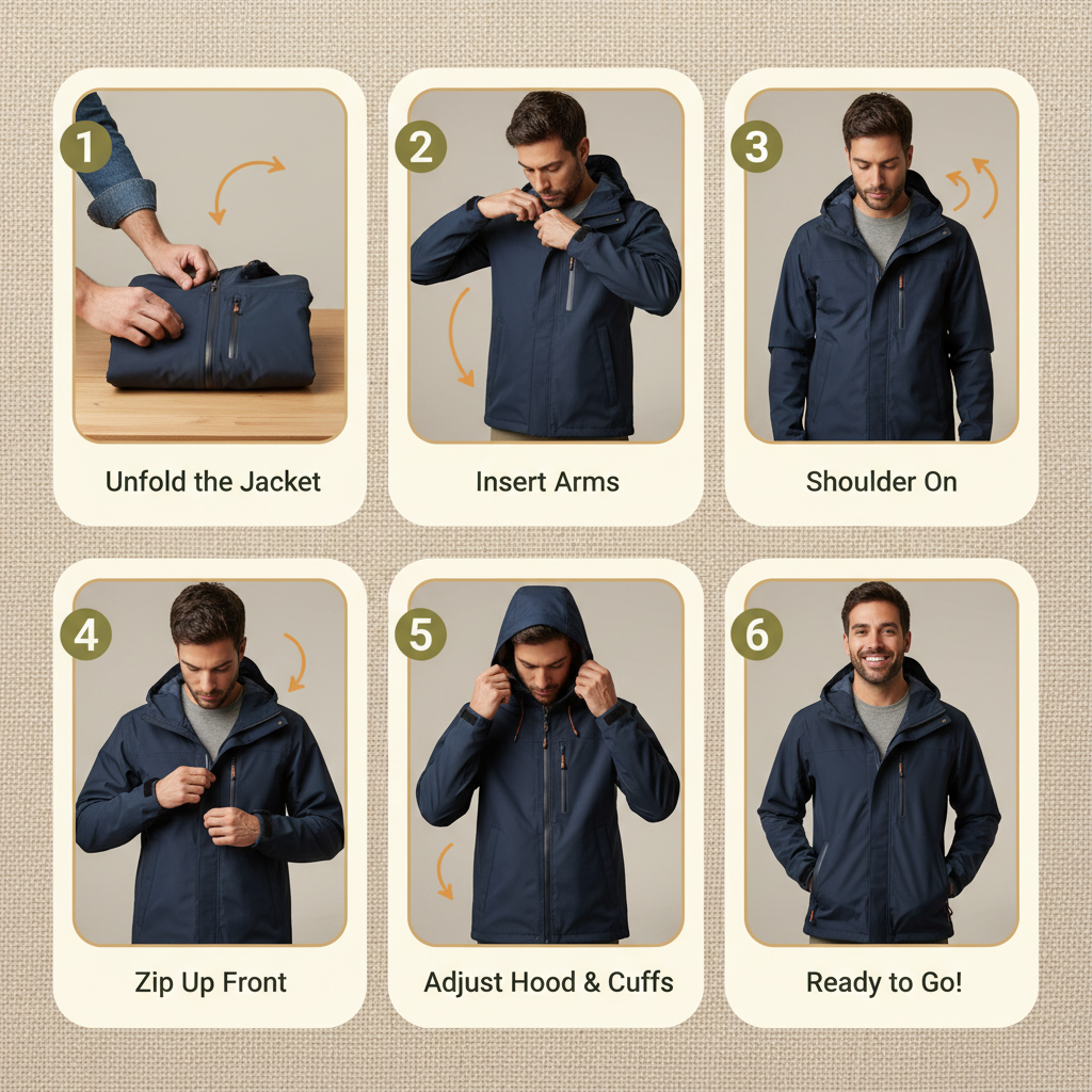 Essential Mens Waterproof Windbreaker for Construction and Outdoor Work