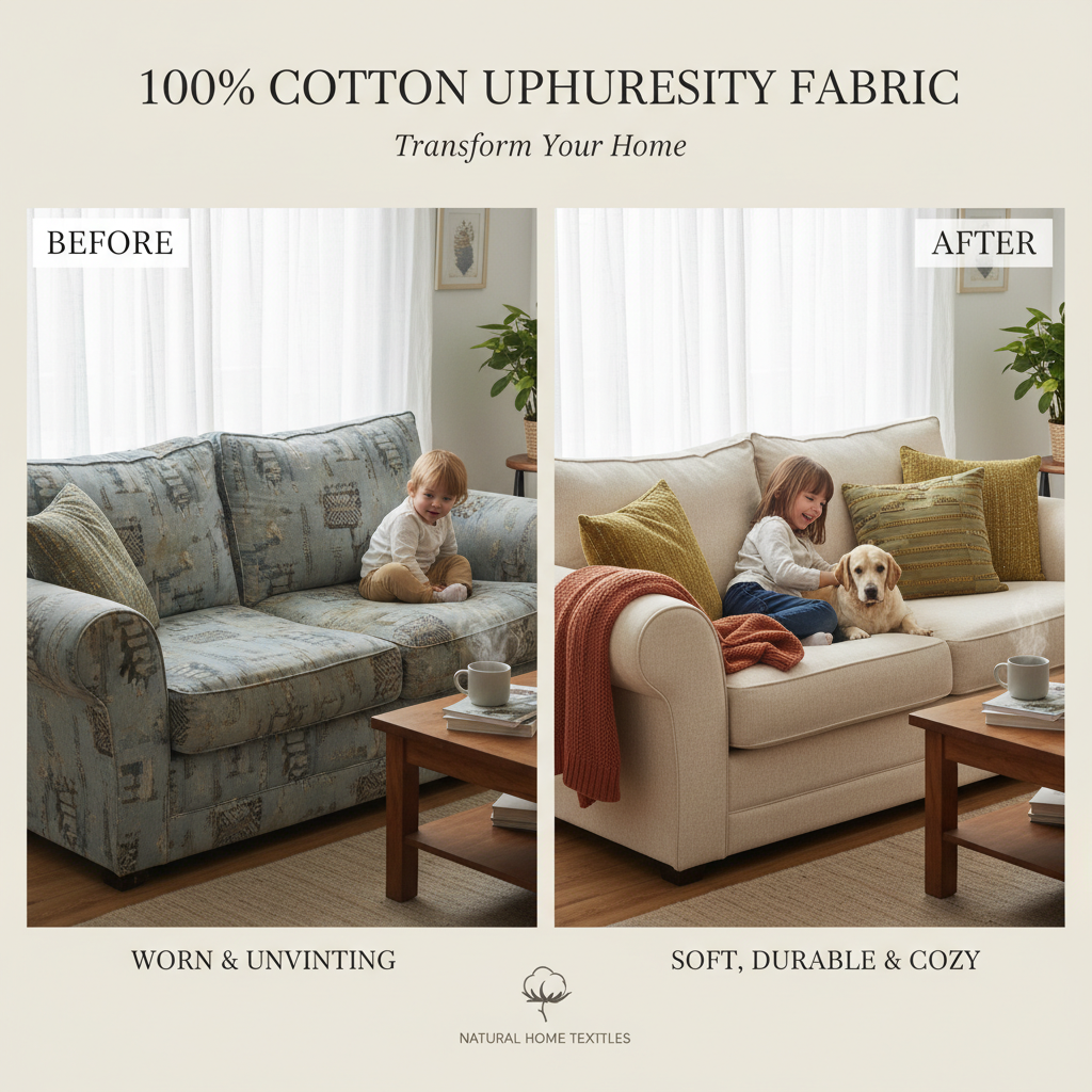 Exploring the Resurgence of Durable 100 Cotton Upholstery Fabric