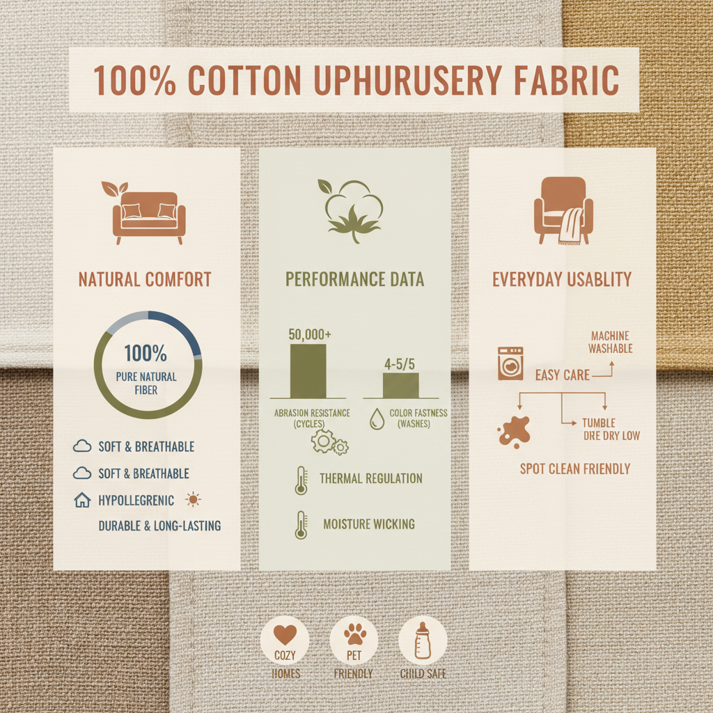 Exploring the Resurgence of Durable 100 Cotton Upholstery Fabric
