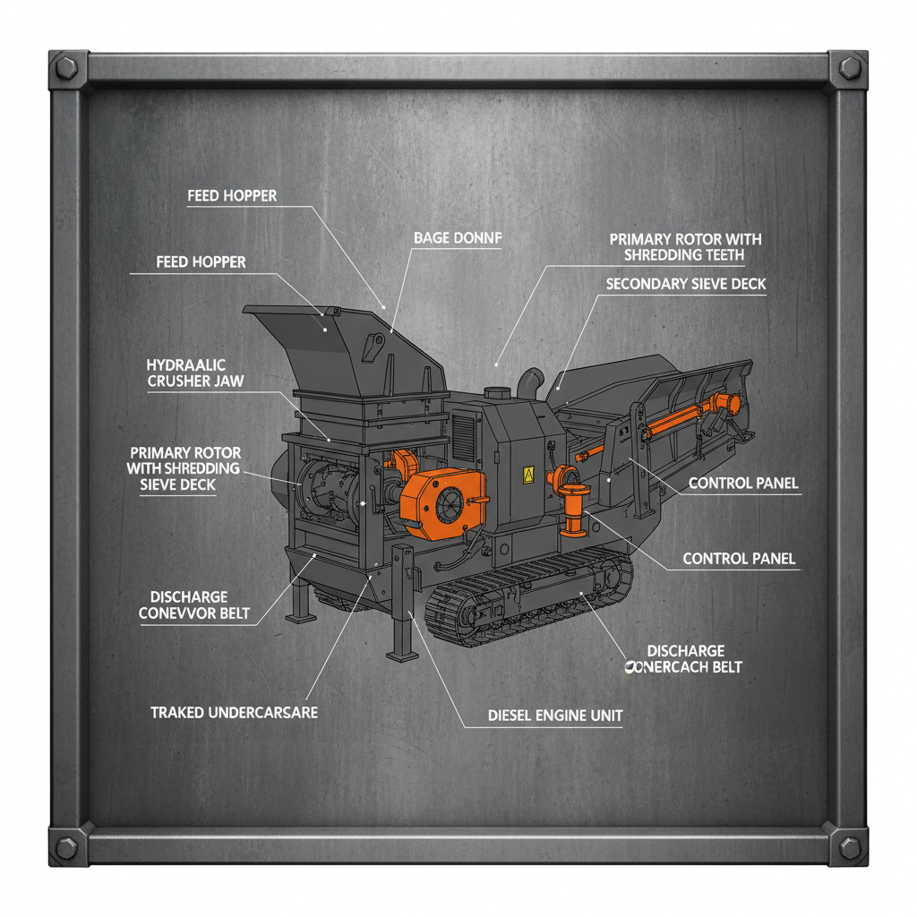 Mobile Industrial Shredder Revolutionizing On Site Material Processing