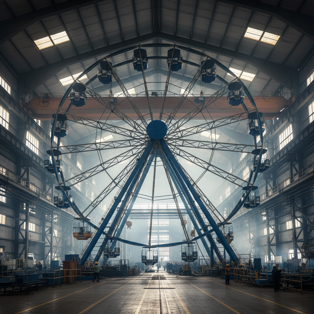 Blue Water Ferris Wheel Revolutionizing Rapid Construction and Adaptable Infrastructure