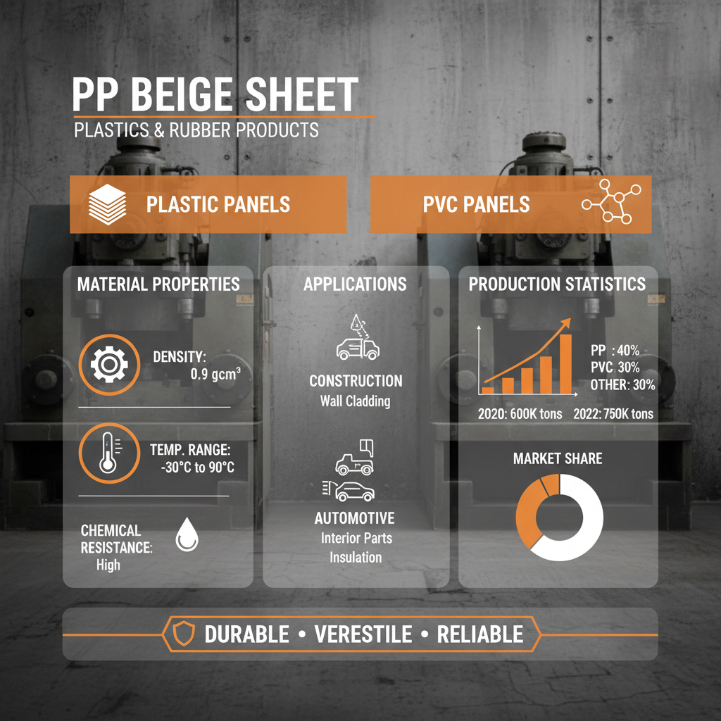 Understanding PP Beige Sheet for Durable and Reliable Construction Projects