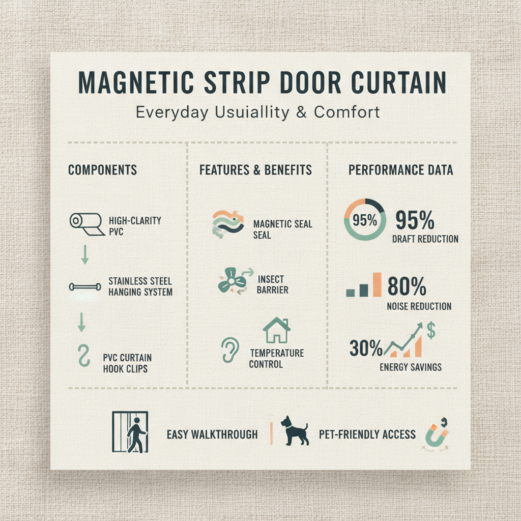 Maximize Efficiency with Durable Magnetic Strip Door Curtain Solutions
