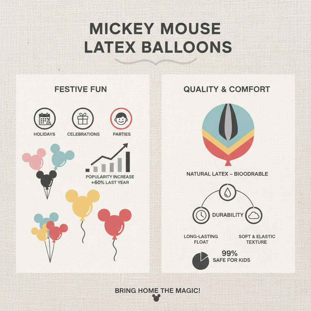 Investing in Quality mickey mouse latex balloons for Unforgettable Events