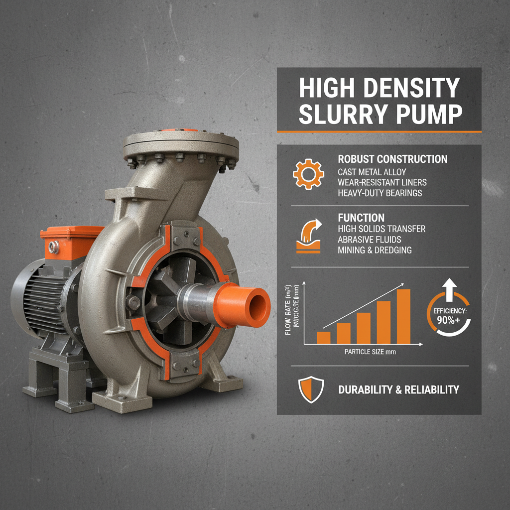 Optimizing Performance with High Density Slurry Pumps for Efficient Operations