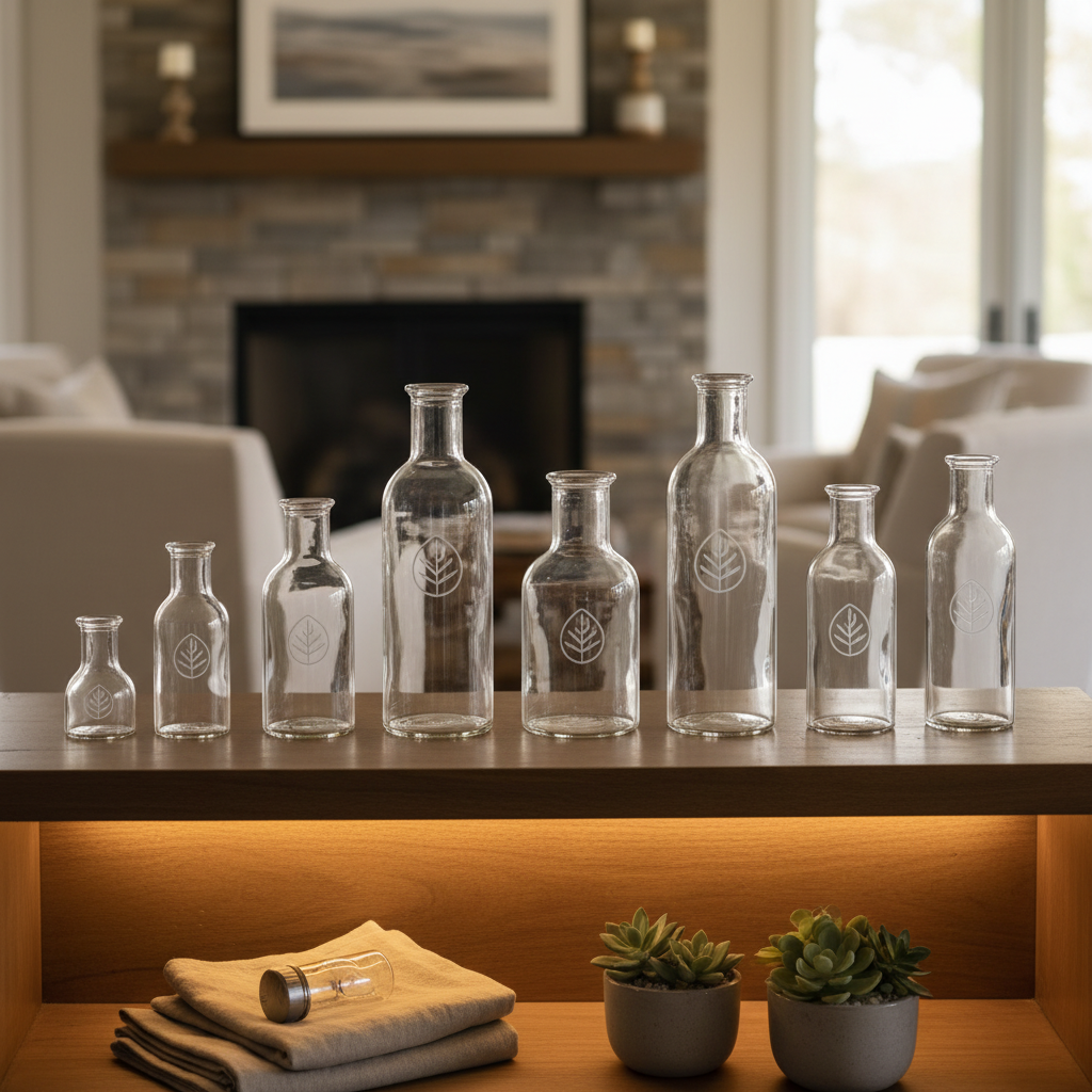 Durable glass branded water bottles for Construction and Field Work