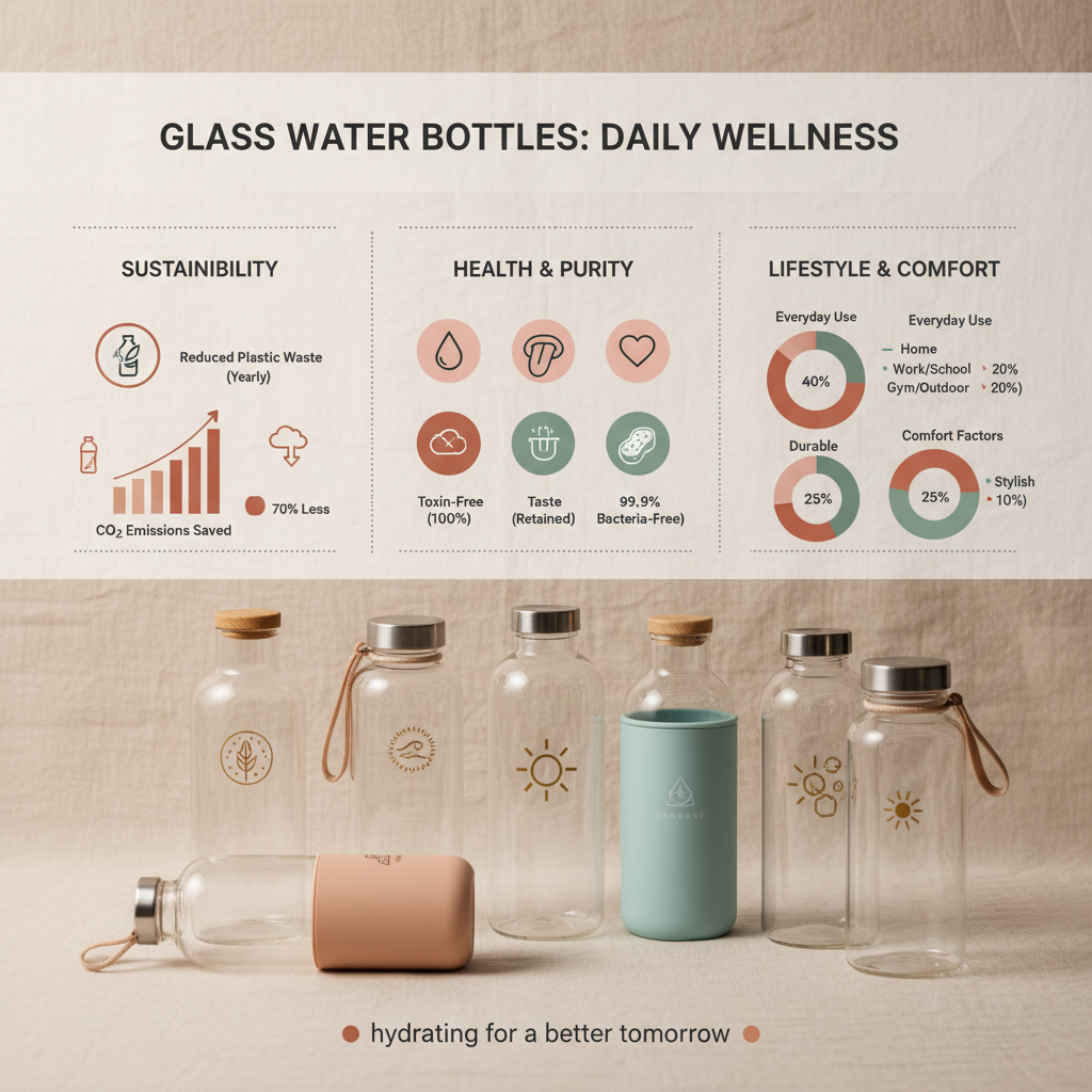 Durable glass branded water bottles for Construction and Field Work