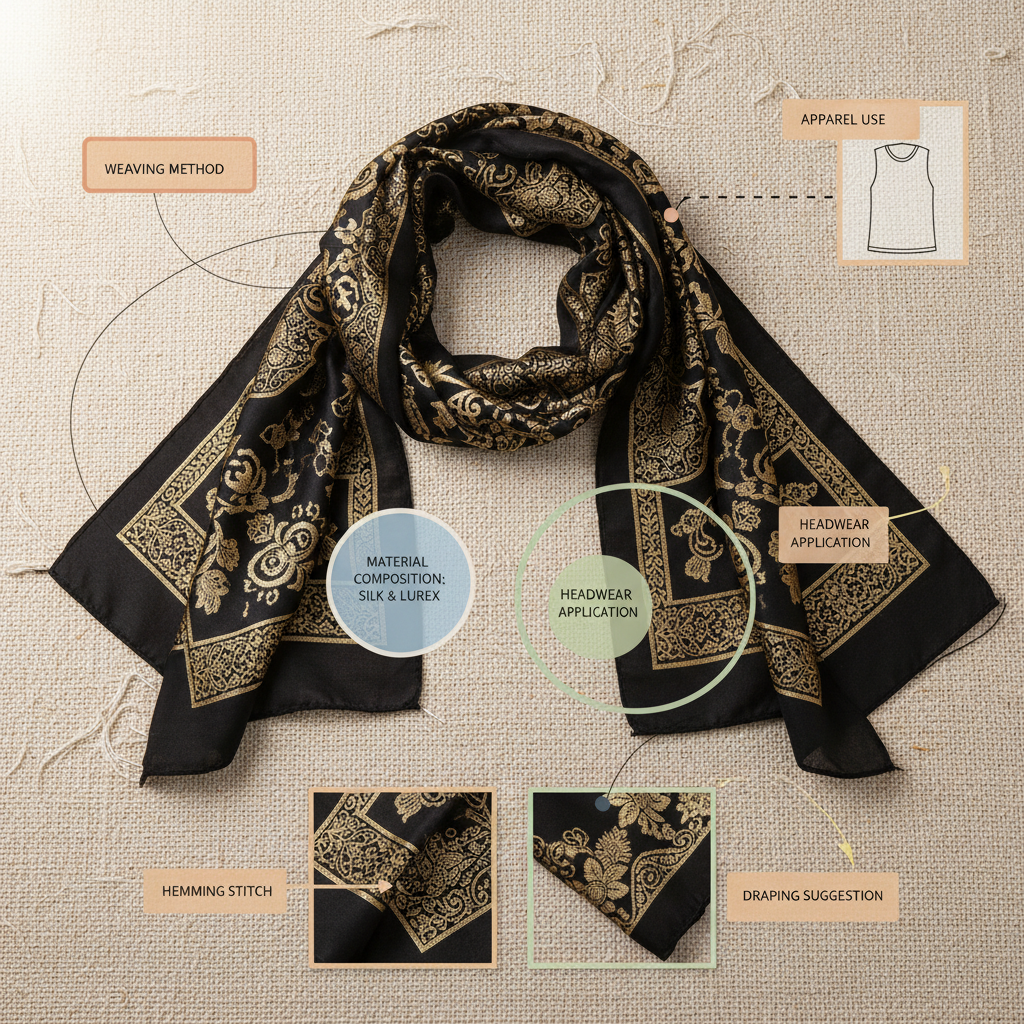 The Indispensable Black and Gold Scarf for Job Site Safety and Visibility