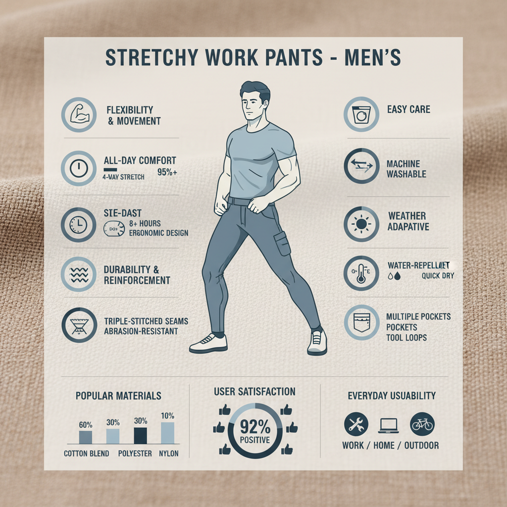 Revolutionizing Workwear The Rise of Stretchy Work Pants Men's for Enhanced Comfort and Safety
