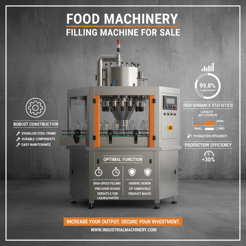 Investing in a Reliable filling machine for sale for Efficient Production