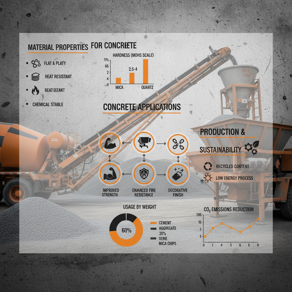 Enhancing Concrete Durability with Innovative Mica Chips for Concrete Applications