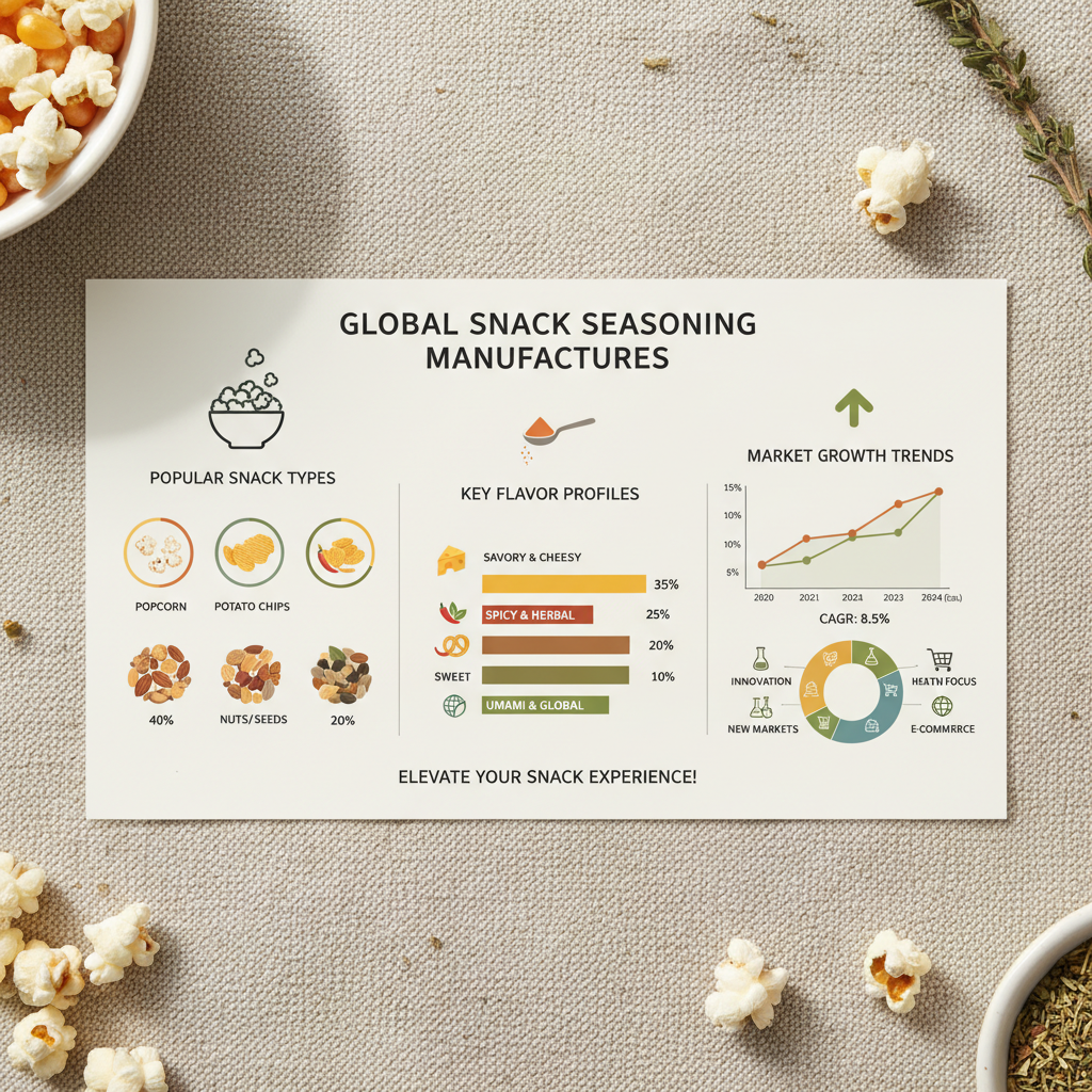 Exploring the World of Snack Seasoning Manufacturers and Flavor Innovation