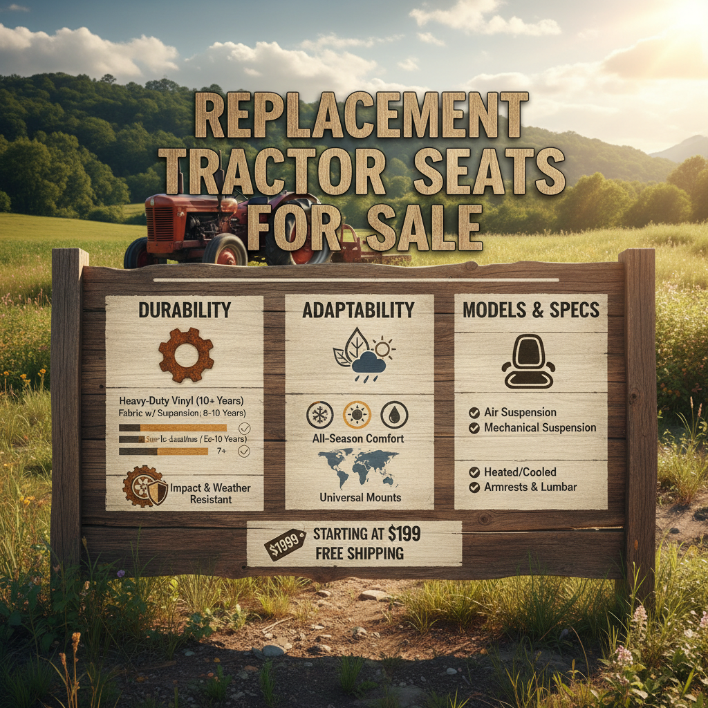 The Critical Role of a Comfortable Tractor Seat for Operator Efficiency
