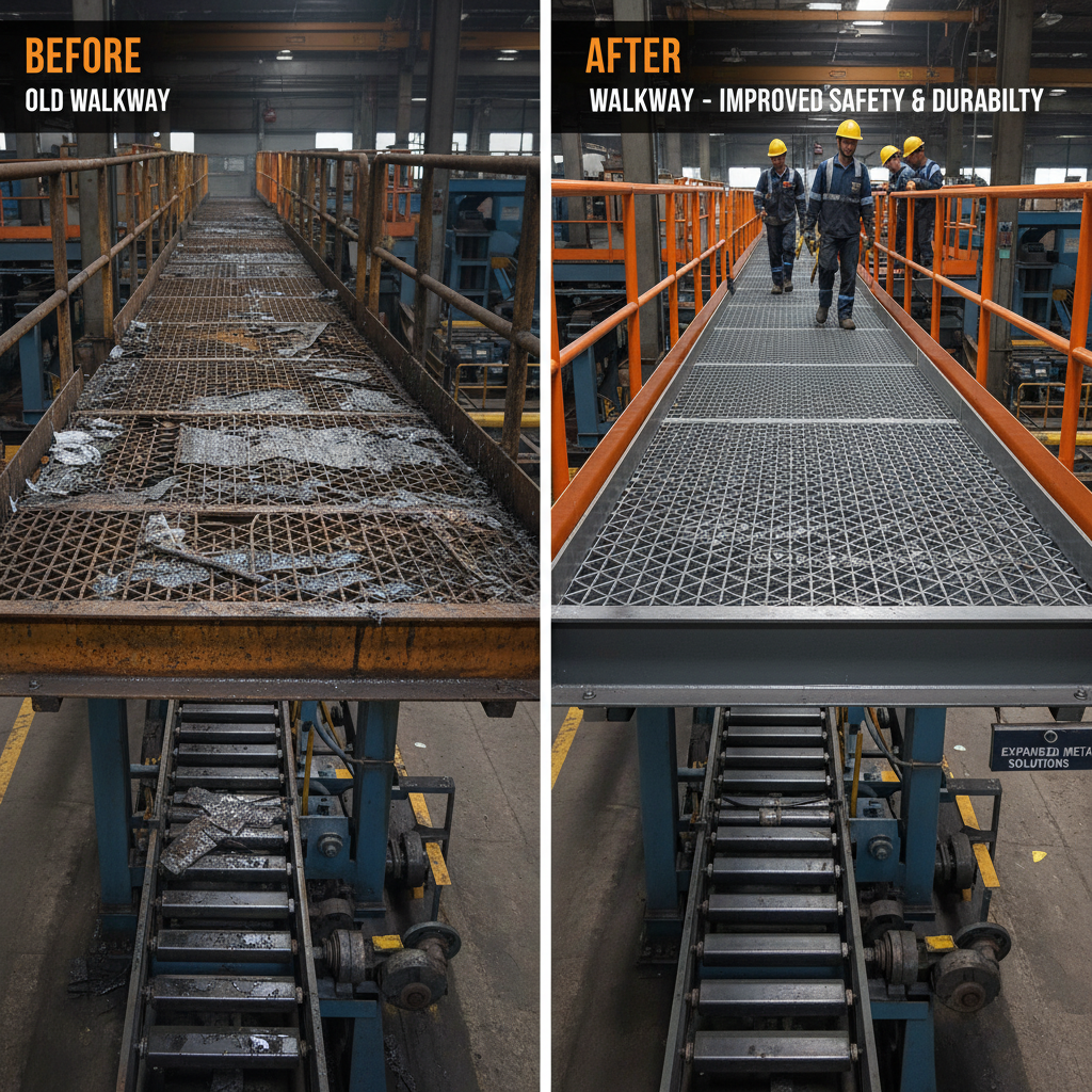 Enhanced Safety and Efficiency with Expanded Metal Walkway Solutions