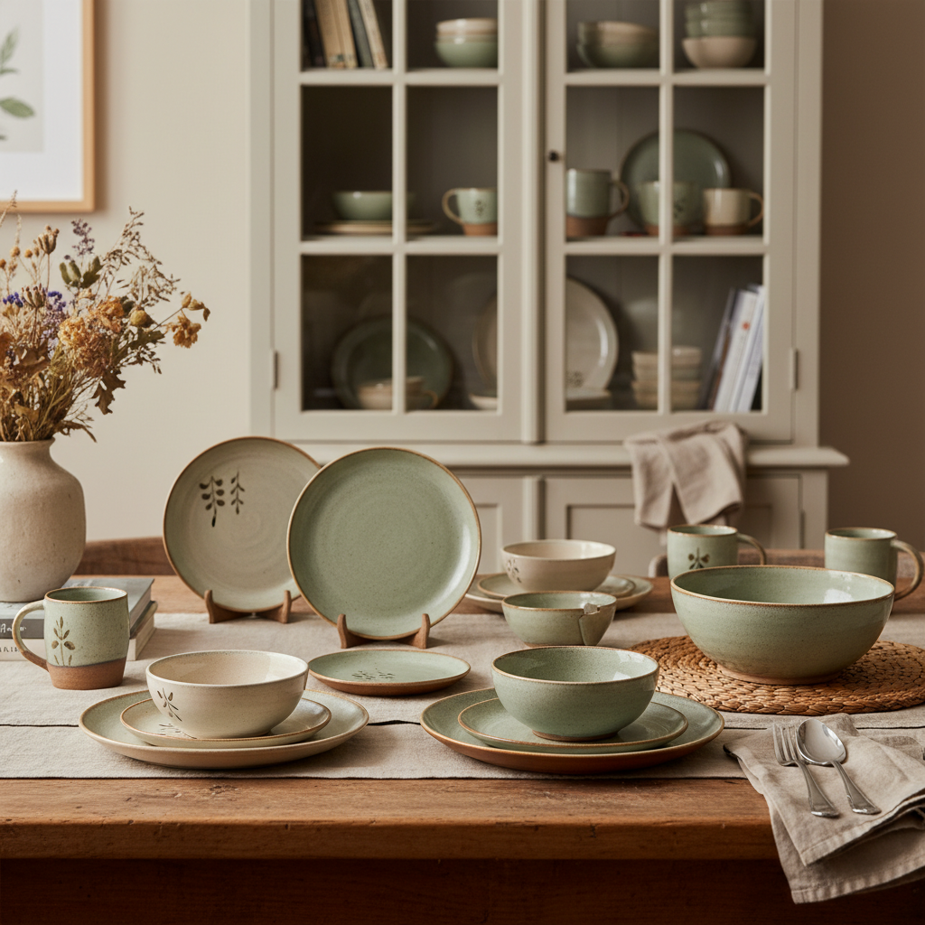 Durable Pottery Plate Set For Construction Sites And Industrial Use