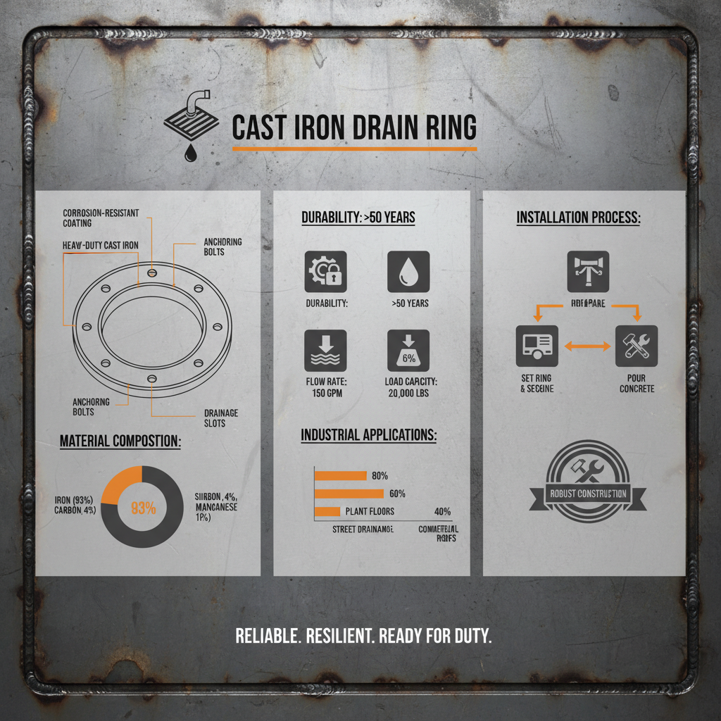 The Enduring Strength of Cast Iron Drain Ring Systems for Modern Infrastructure