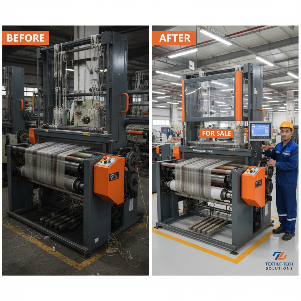 Investing in a Reliable Rapier Loom for Sale for Textile Production