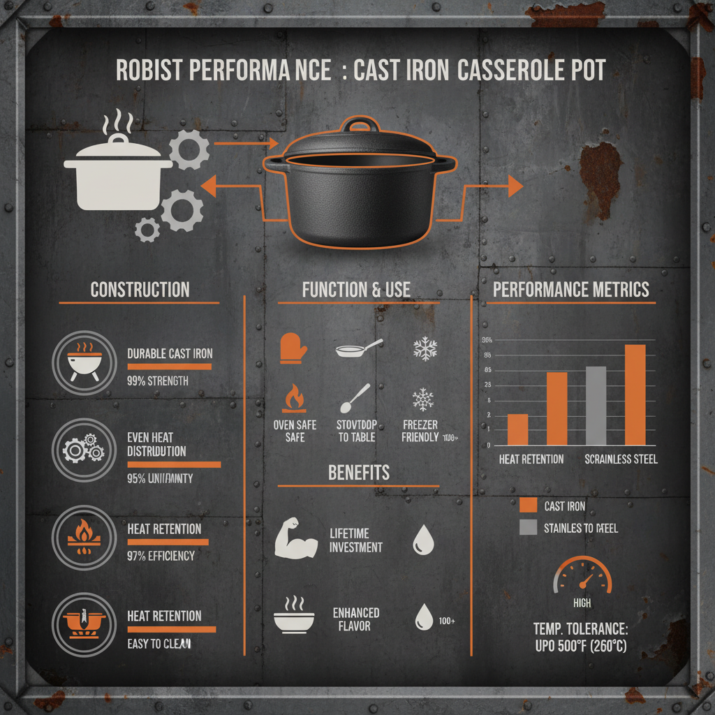 The Indispensable Casserole Cast Iron Pot for Durable Cooking Solutions