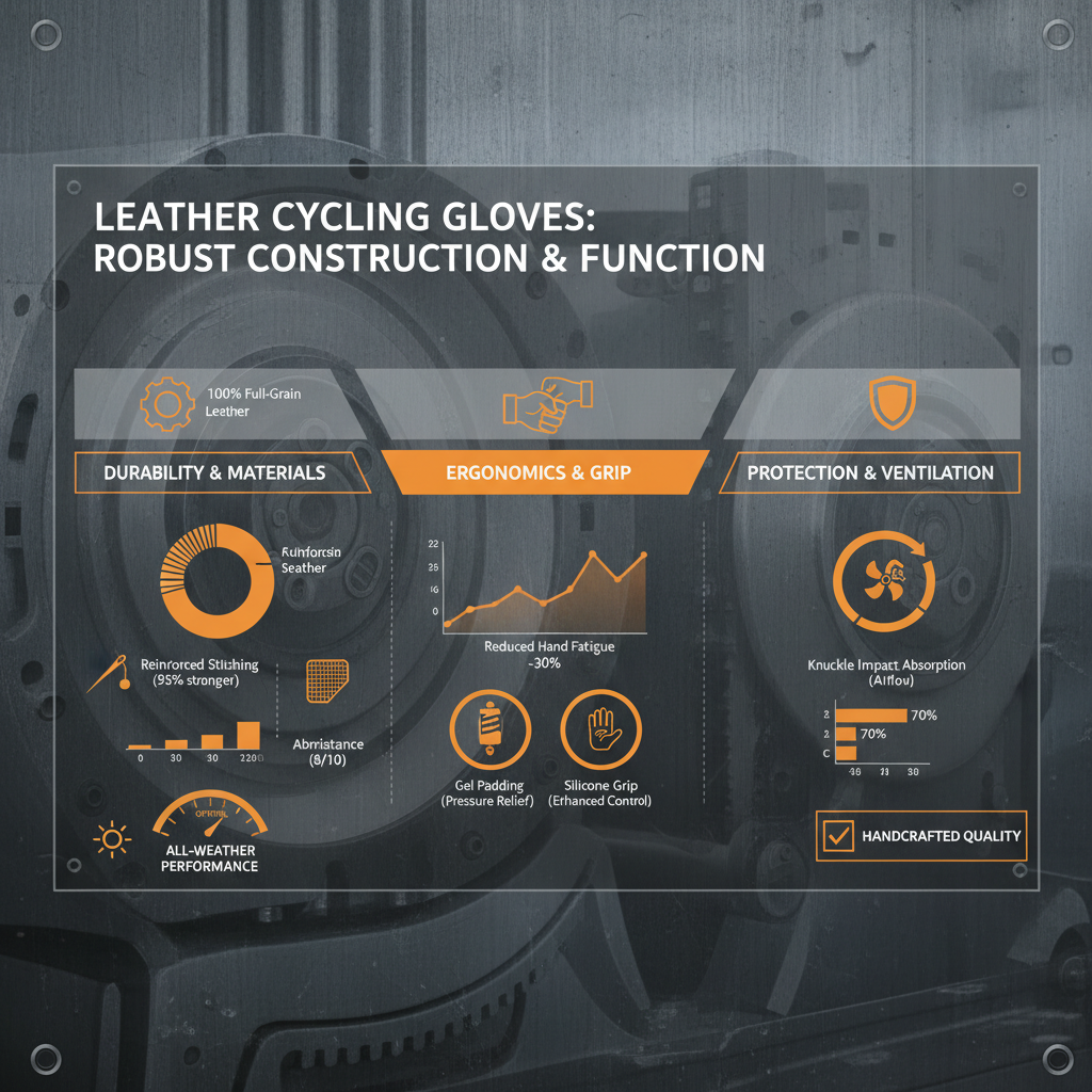 Experience Enhanced Control with Premium Leather Cycling Gloves