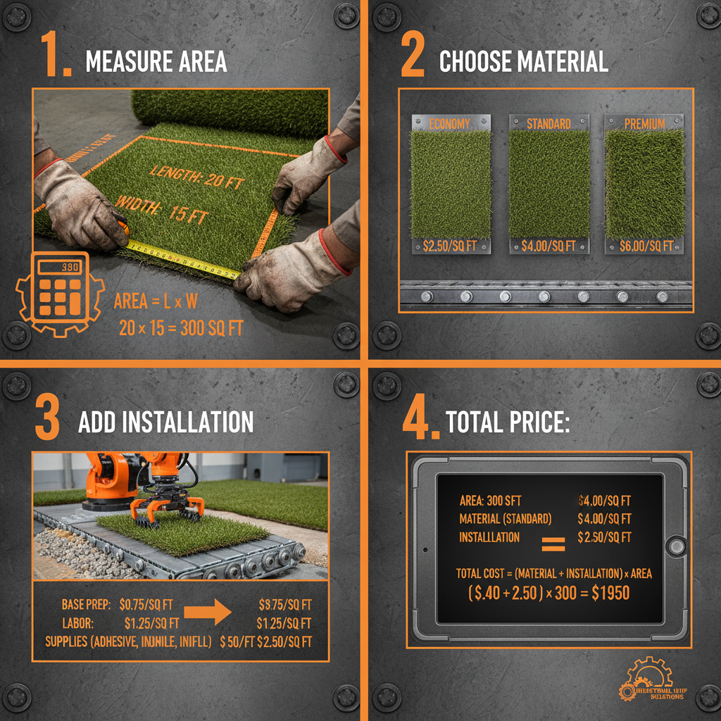 artificial grass square feet price