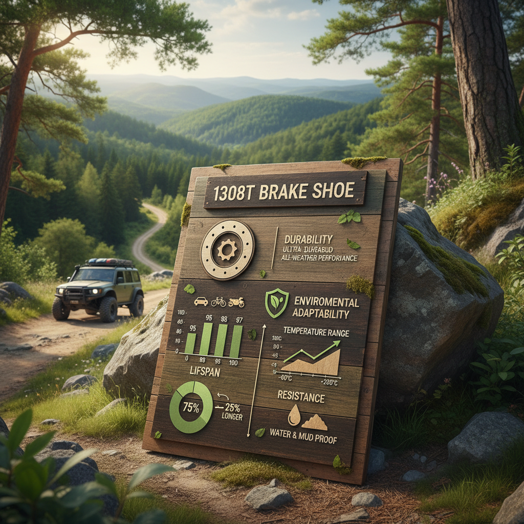 1308t brake shoe