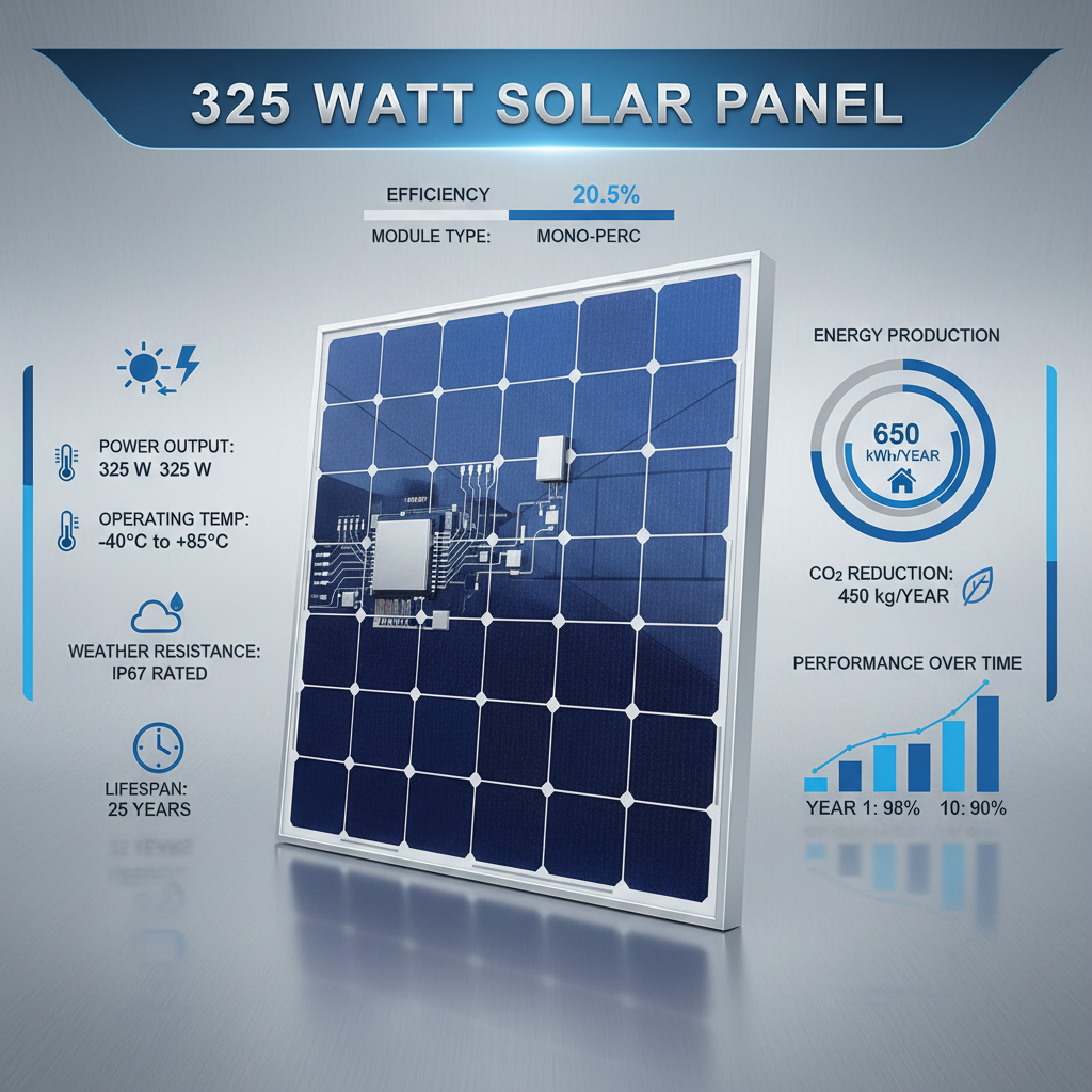 325 watt solar panel