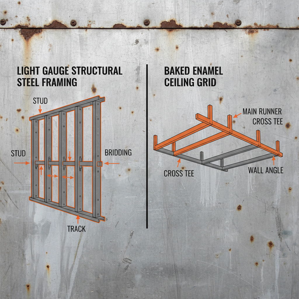 light gauge structural steel framing
