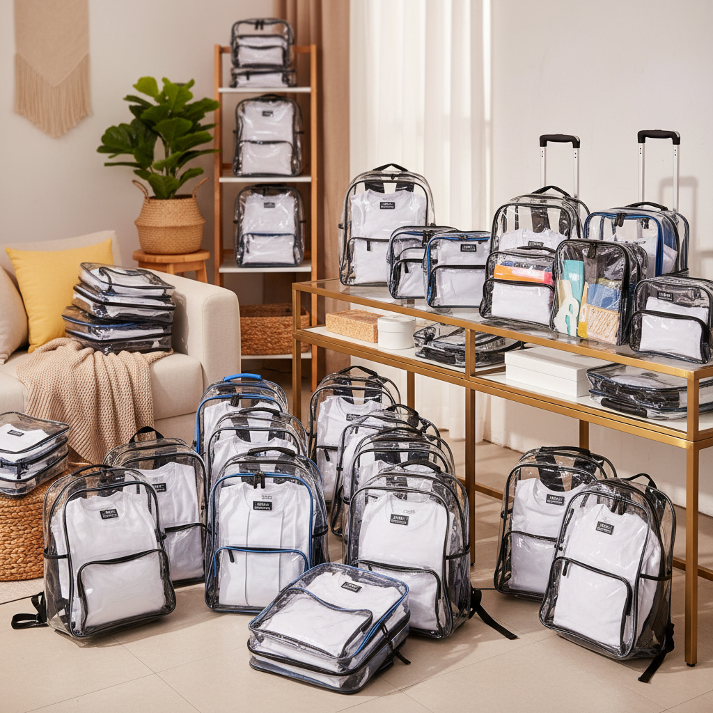 wholesale clear backpacks in bulk