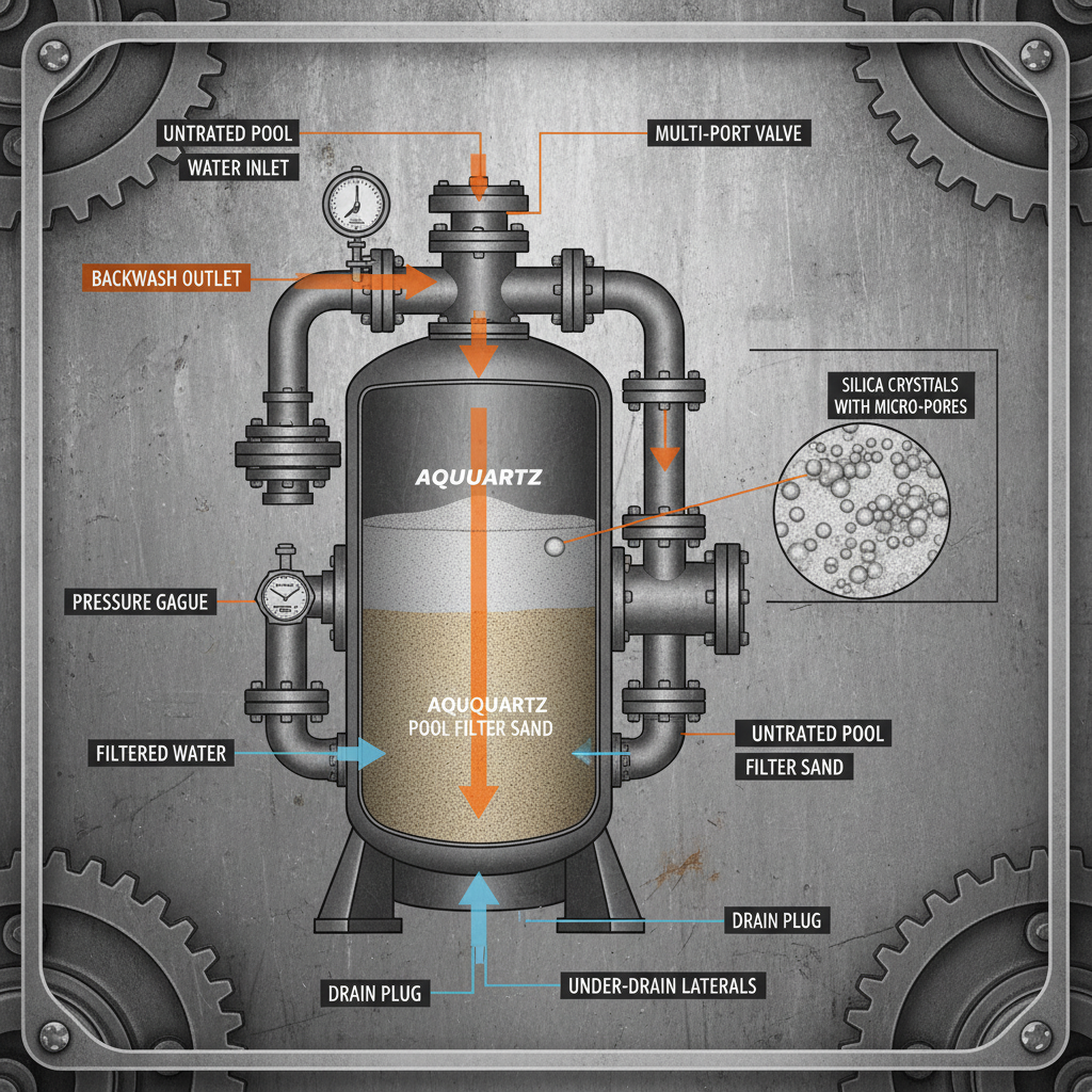 aquaquartz pool filter sand