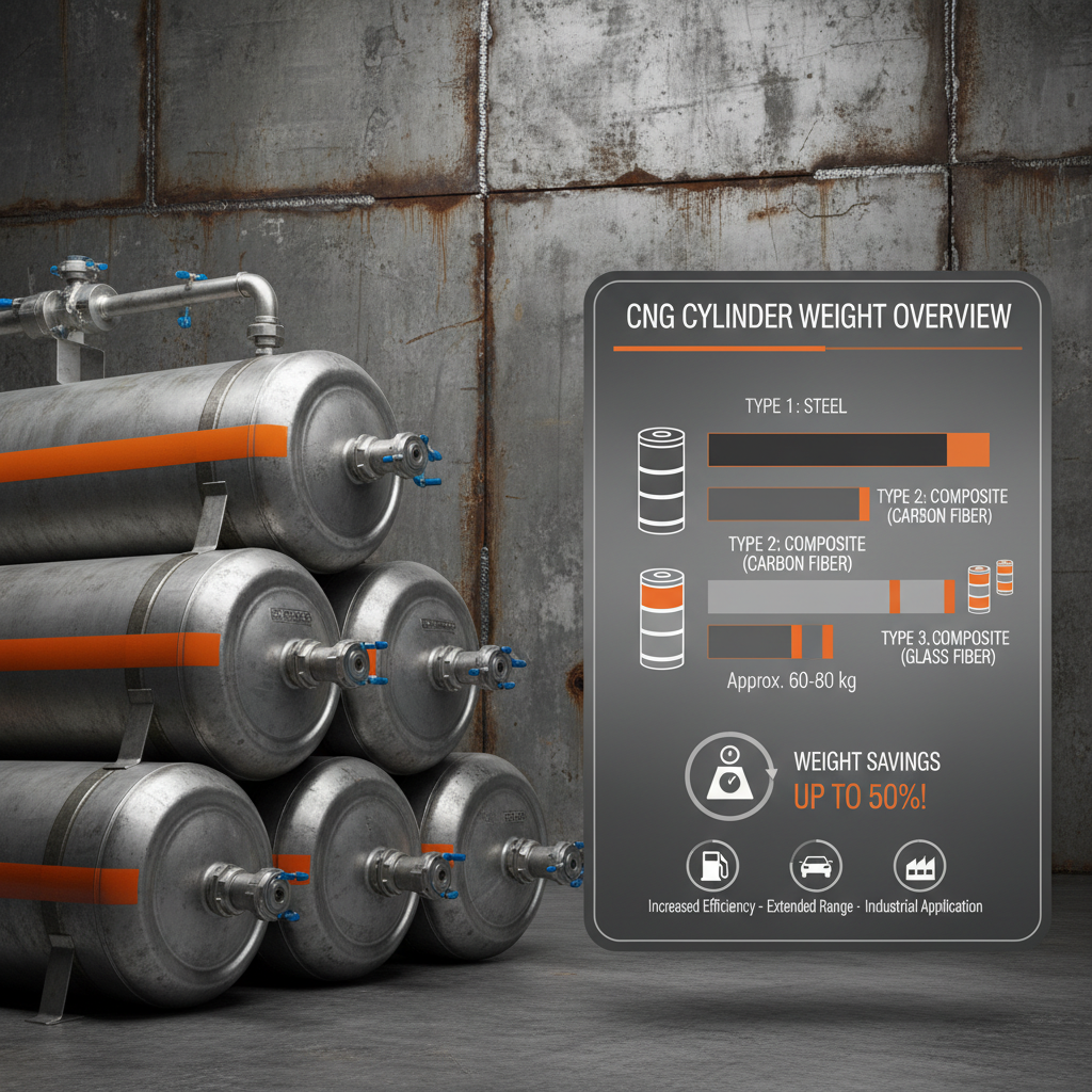 cng cylinder weight