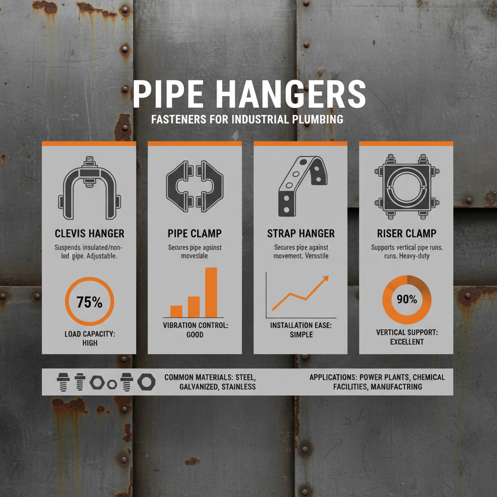different types of pipe hangers