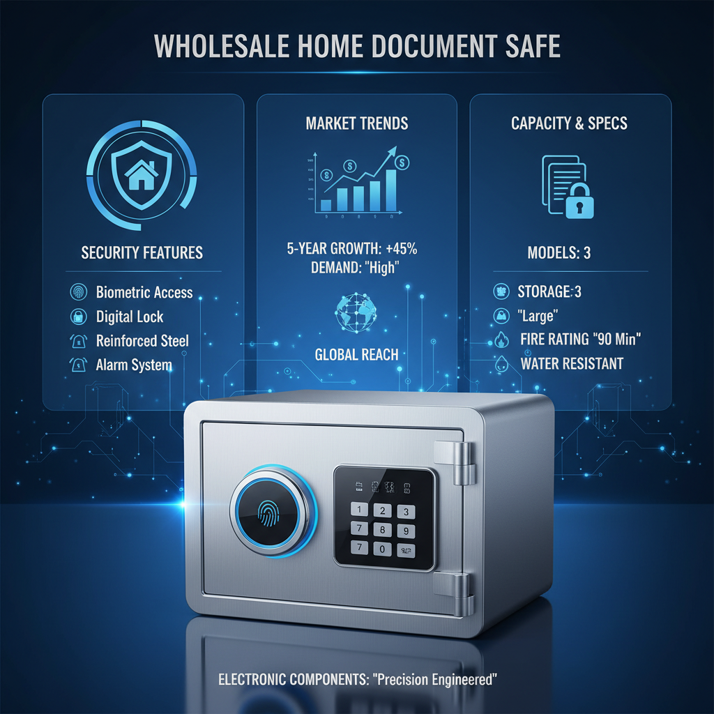 Wholesale home document safe