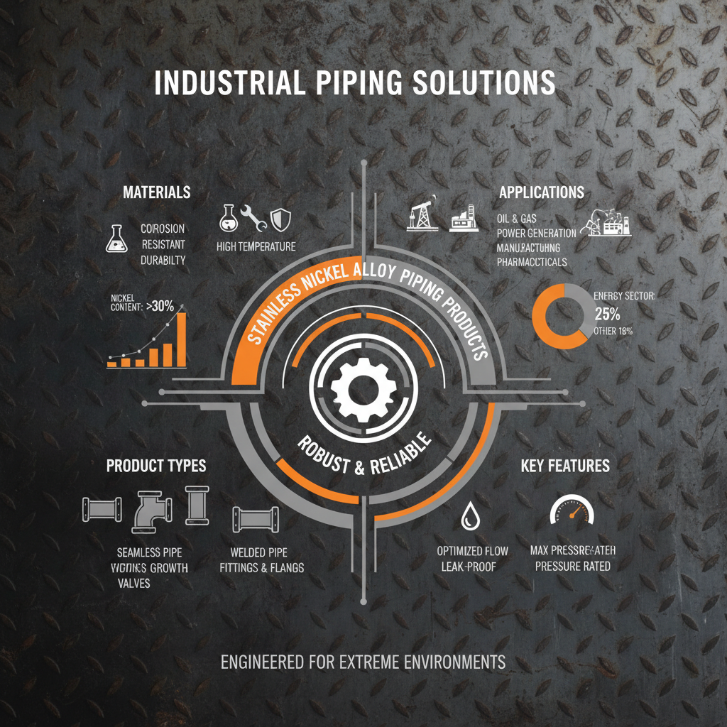 stainless nickel alloy piping products