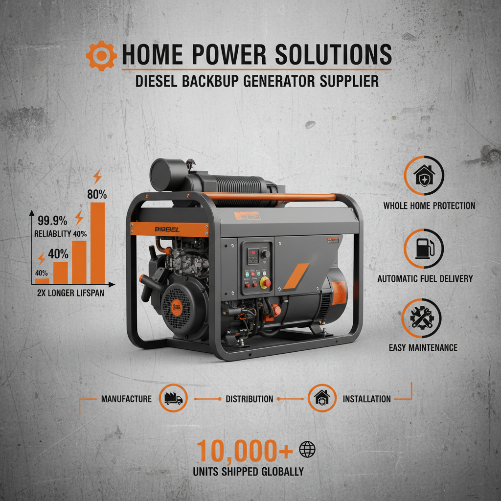 diesel backup generator for home Supplier