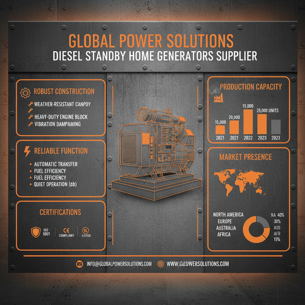 diesel standby home generators Supplier