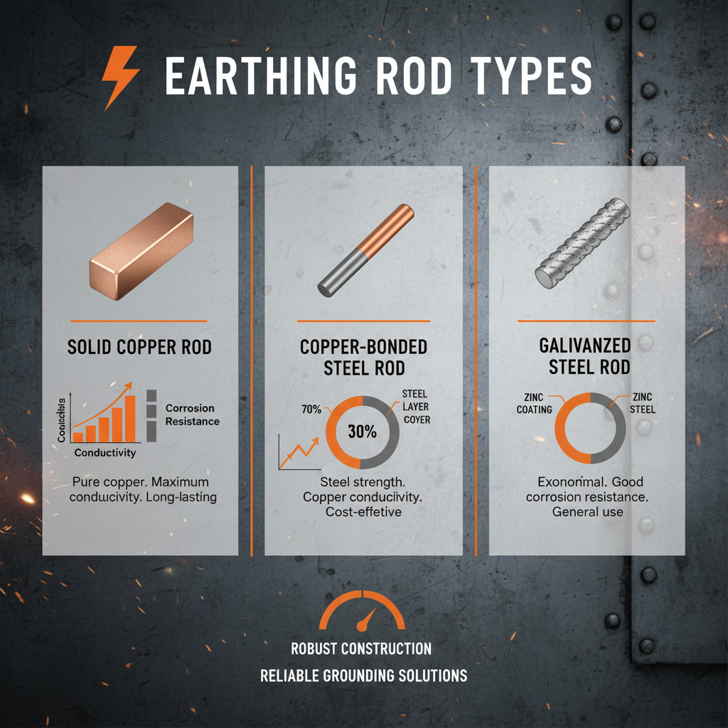 Comprehensive Guide to Types of Earthing Rod Selection and Applications