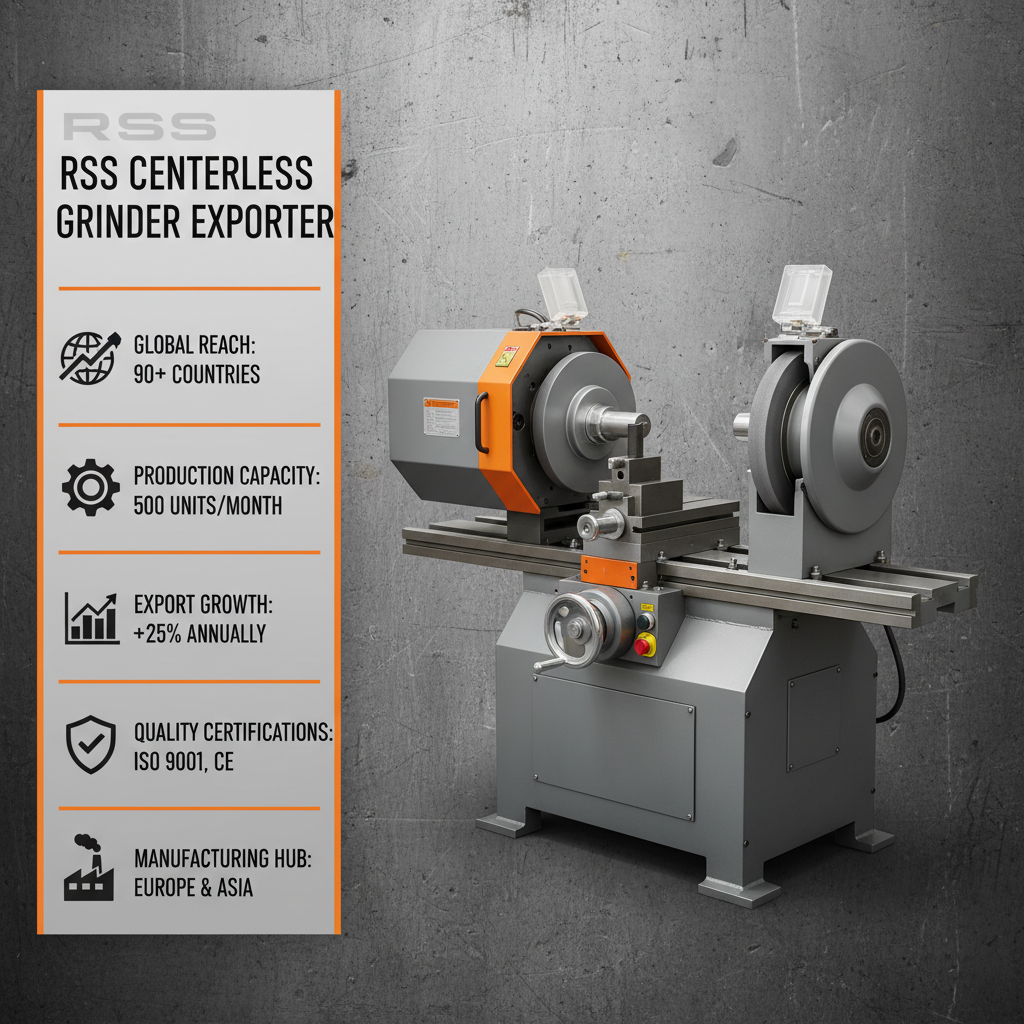 RSS Centerless Grinder Exporter Your Guide to Precision Machining Solutions